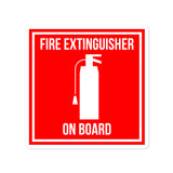 Fire Extinguisher Inside Sticker